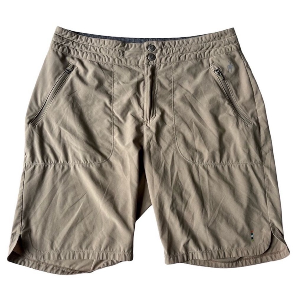 SMARTWOOL MERINO SPORT SHORTS WOMENS MEDIUM TAN